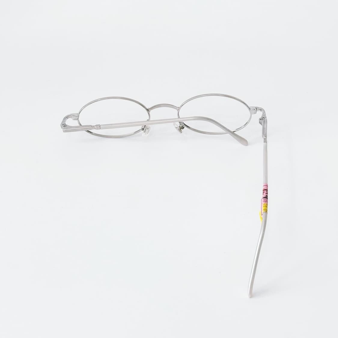 BASIC 실버 오벌 데드스탁 빈티지안경 상품이미지3