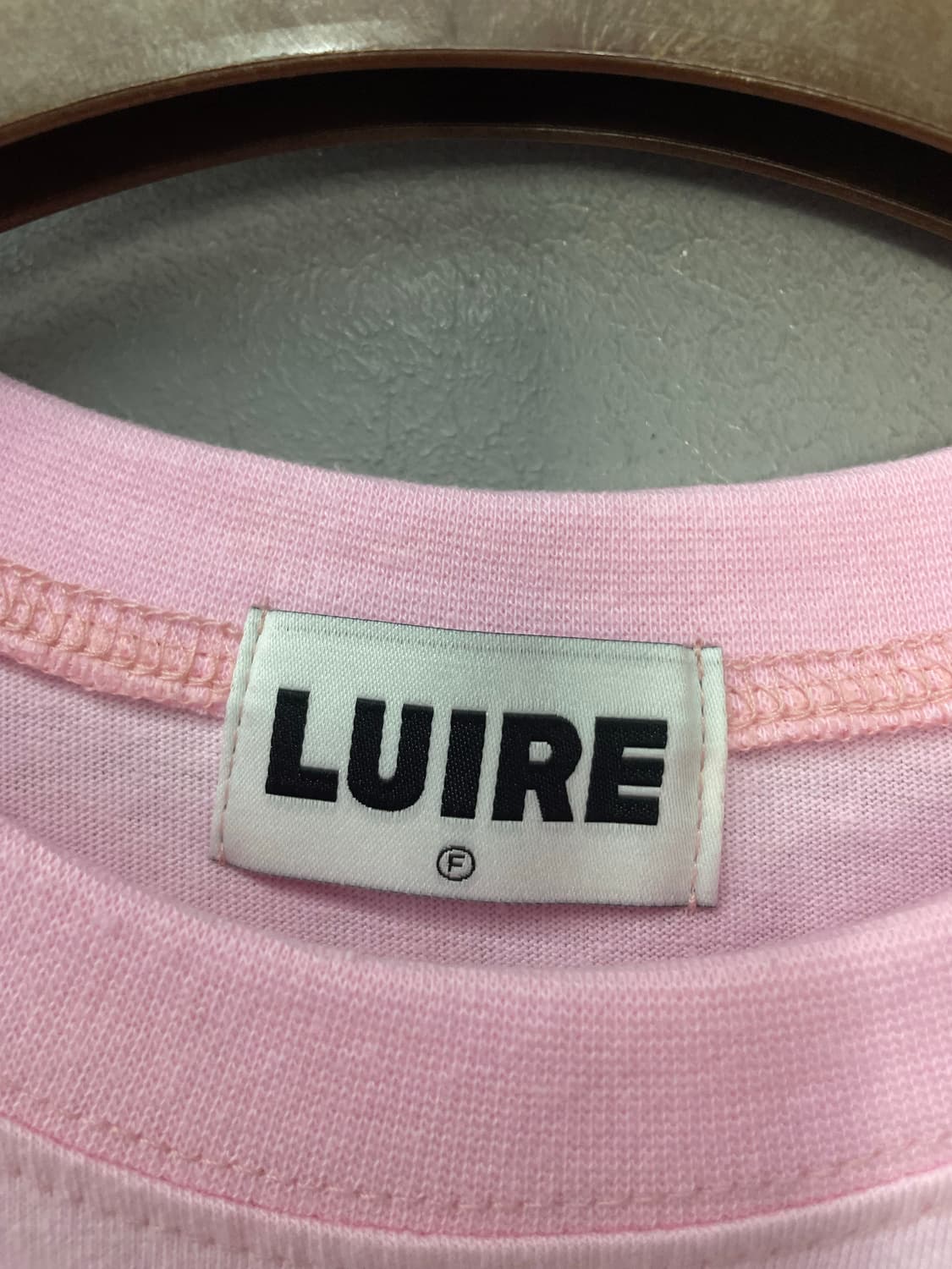 LUIRE 레터링 핑크 반팔 H2800 상품이미지5