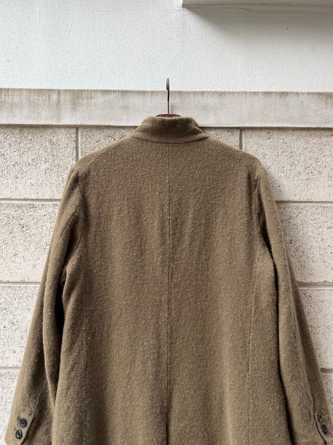 OUTIL WOOL COAT 우틸 울 모직 카키 브라운 코트 상품이미지8