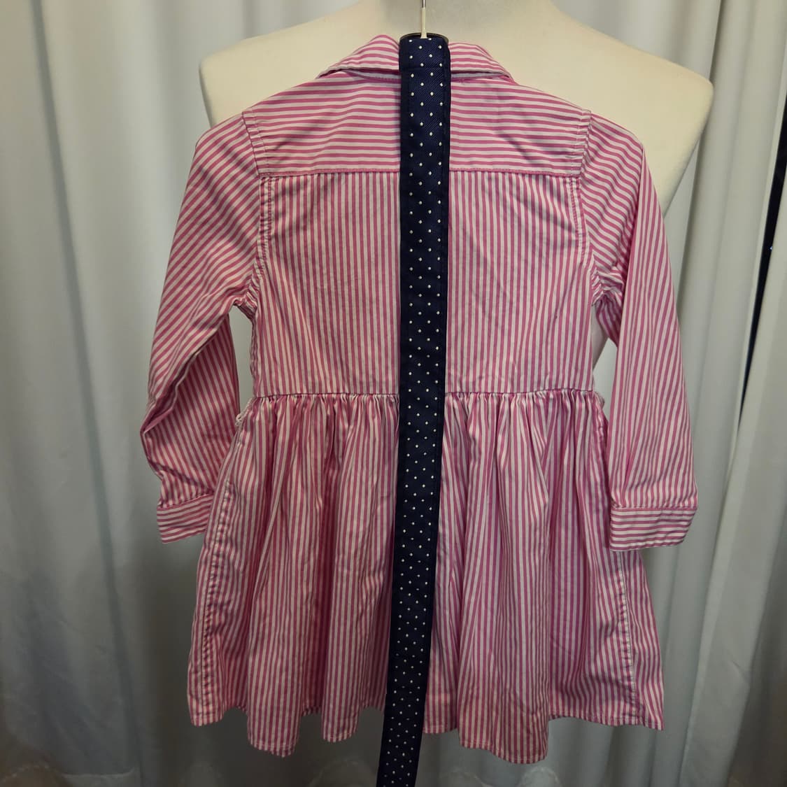 폴로 랄프로렌 핑크 스트라이프 아동 원피스 상품이미지2