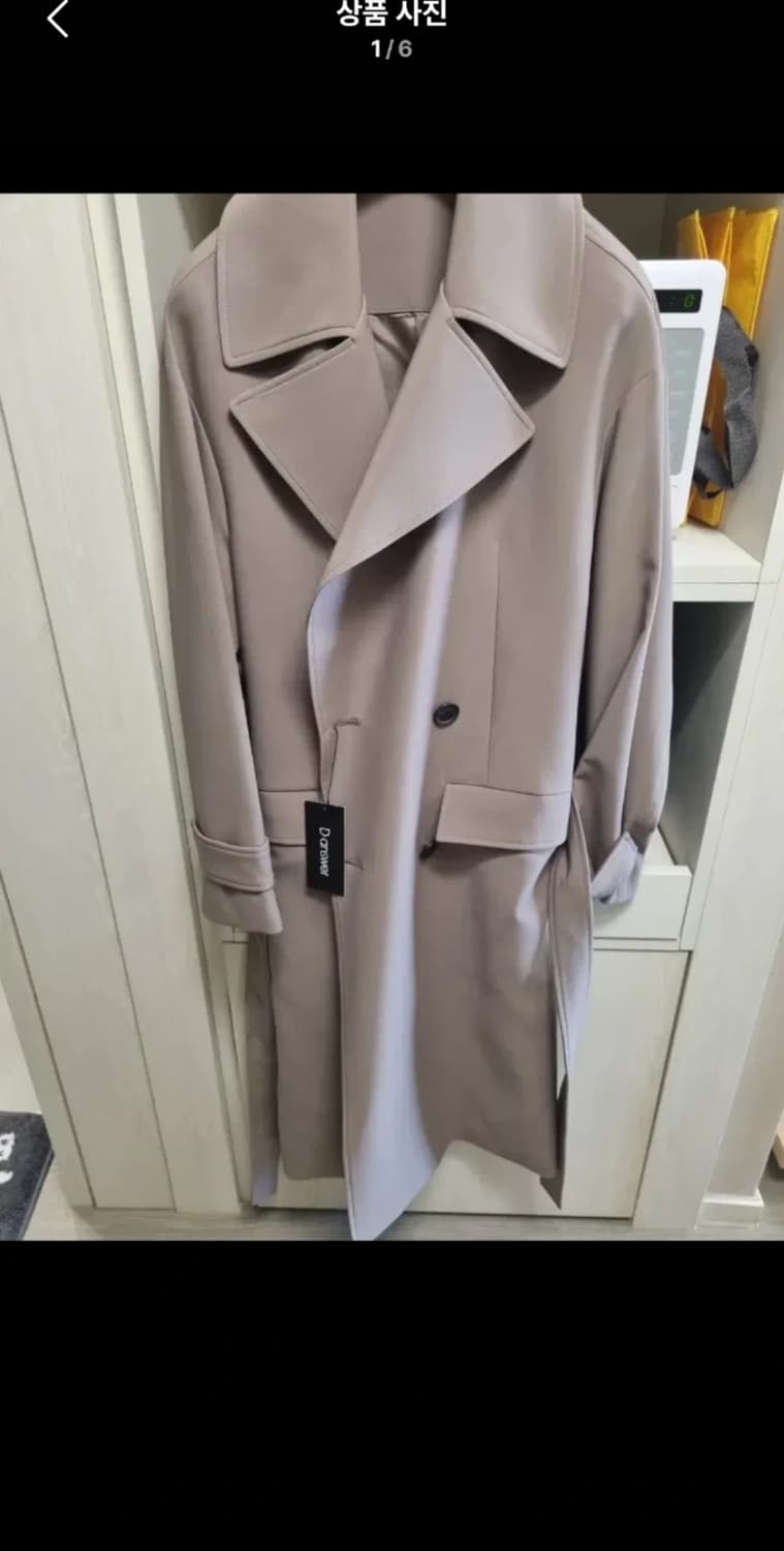 디앤써 오버사이즈 트렌치코트 95 사이즈 팝니다 <새제품> 상품이미지1