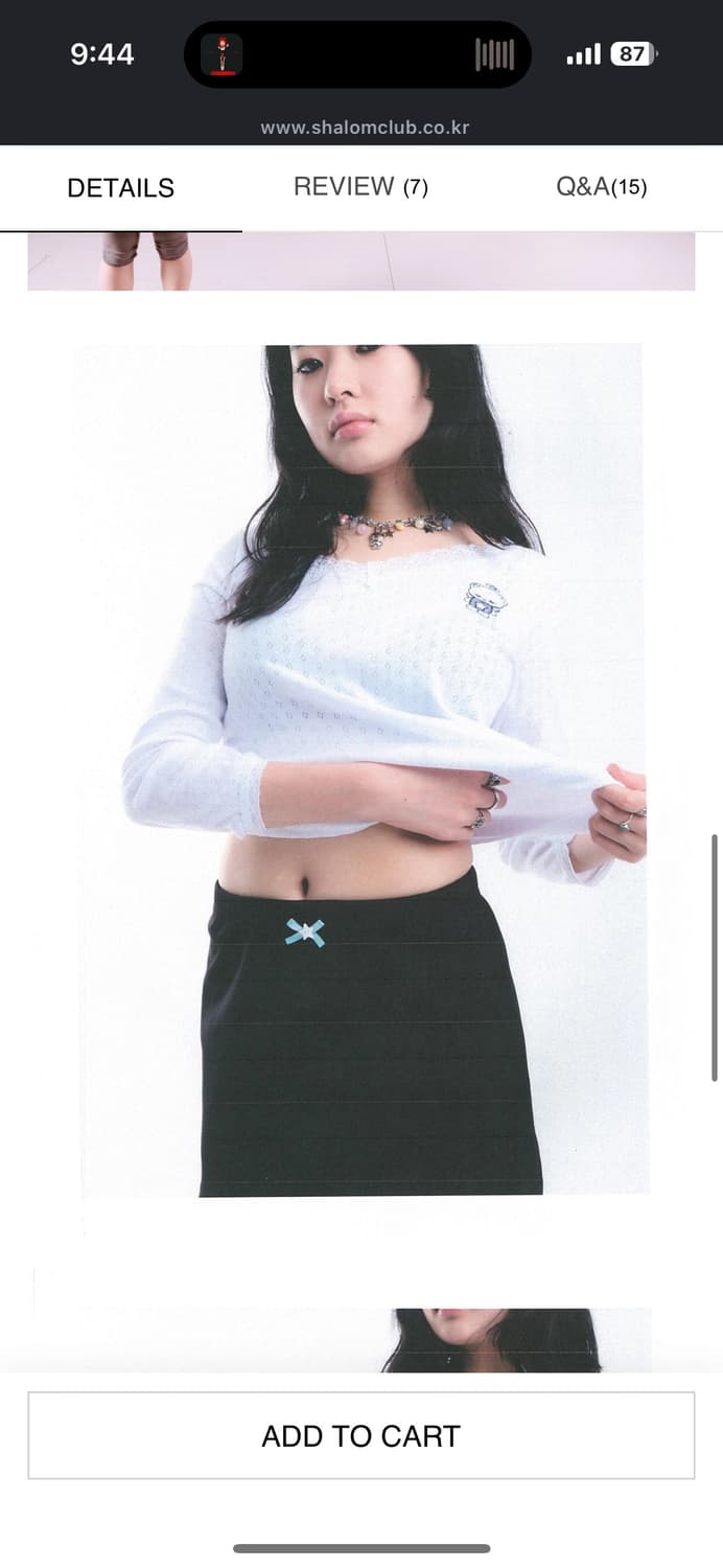 샬롬클럽 버디 레이스 탑 상품이미지3