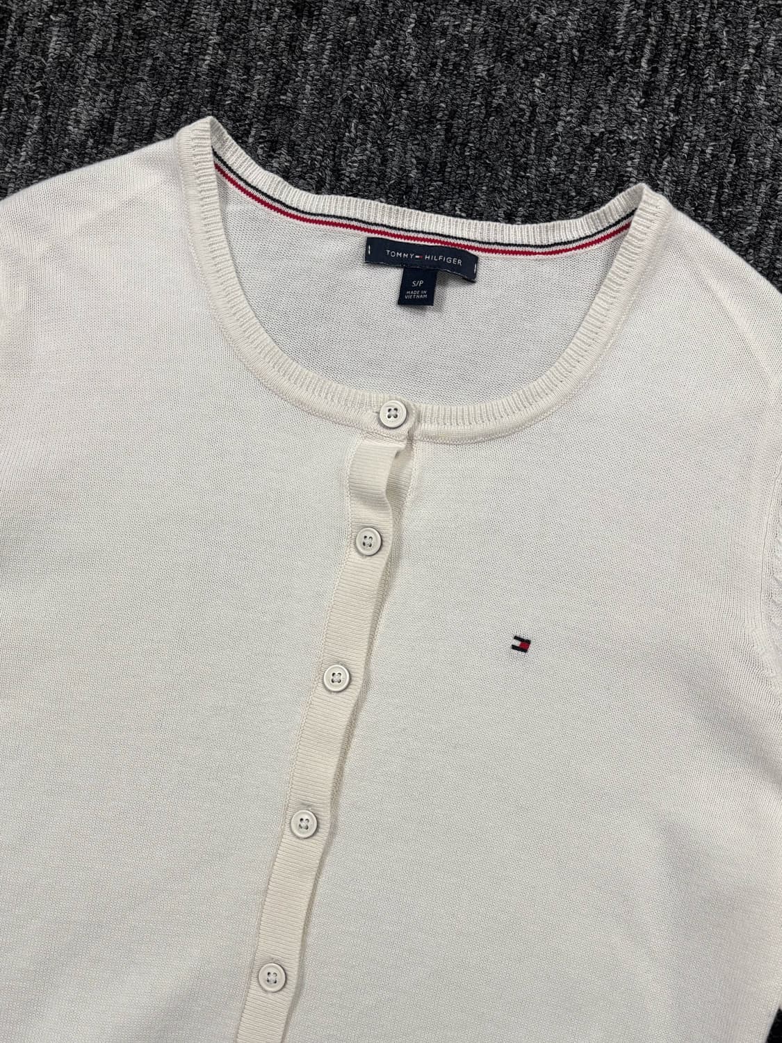 타미힐피거 화이트 가디건 상품이미지5