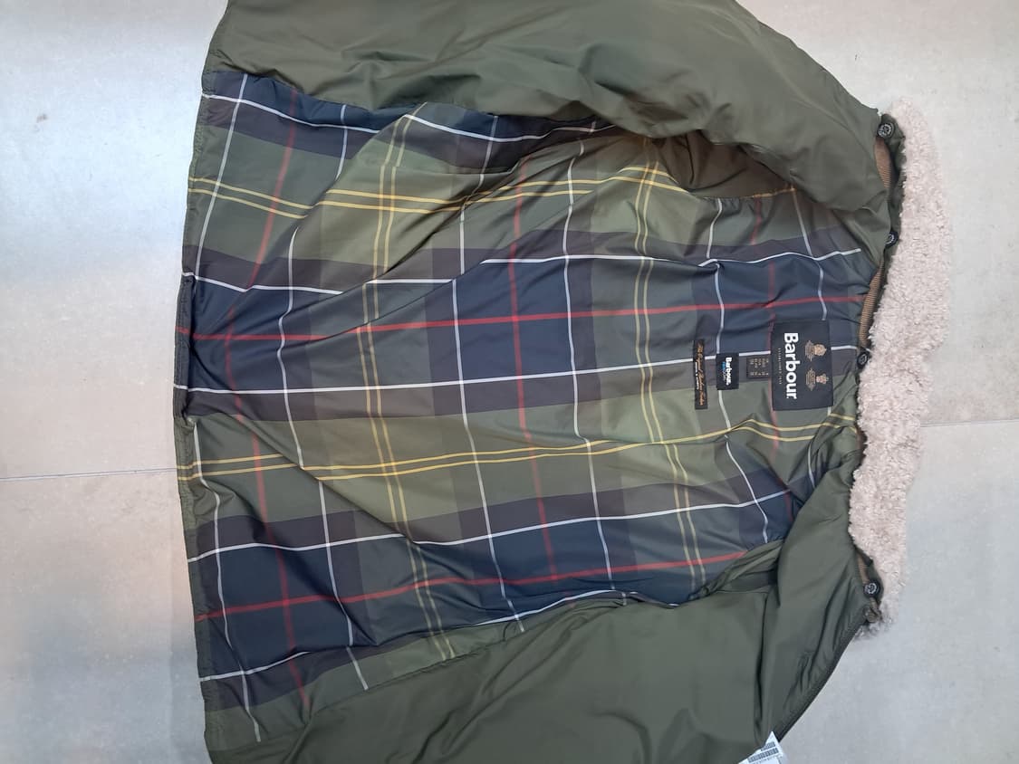 바버 퀼팅 자켓 카키 상품이미지3