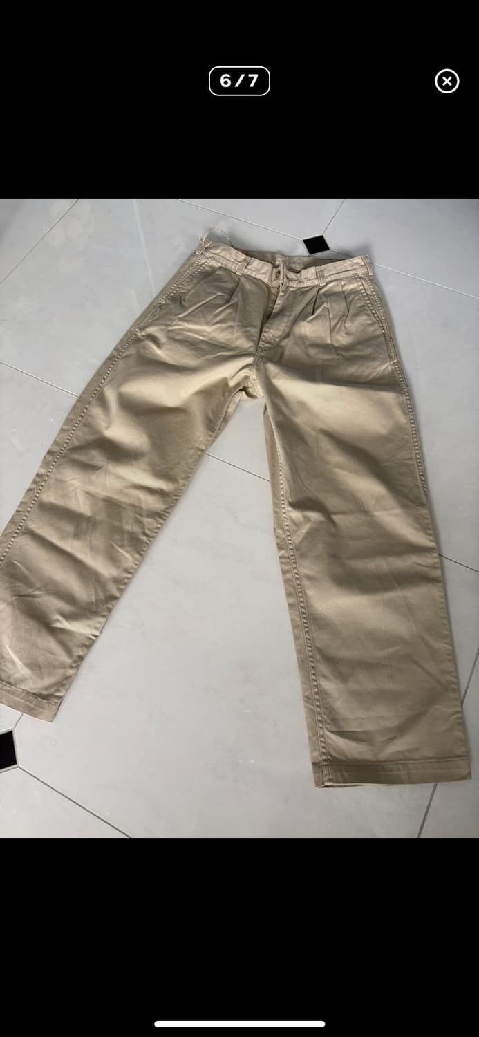 TUCK WIDE TROUSERS ORSLOW 상품이미지5