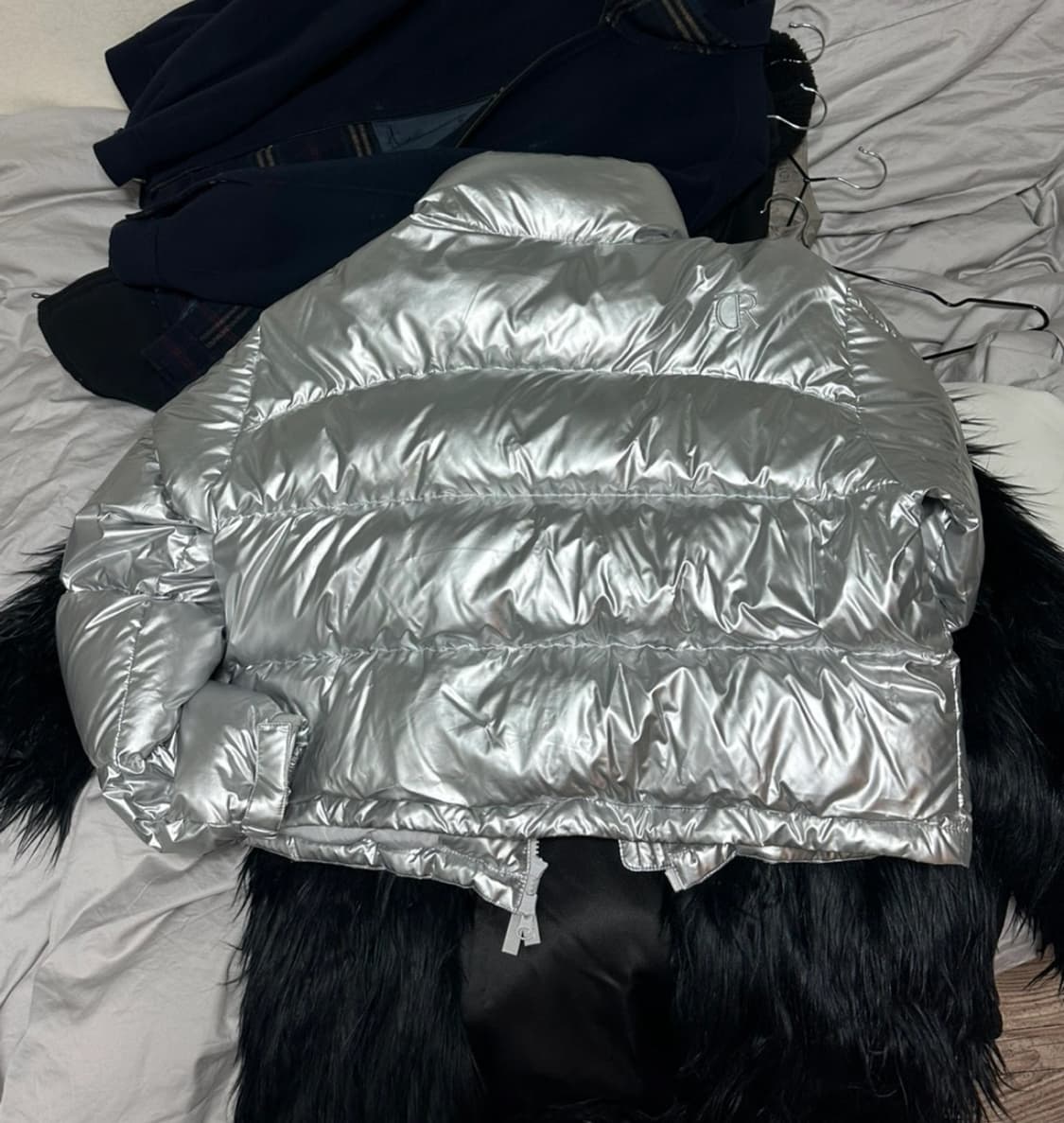 커렌트 실버패딩 상품이미지4