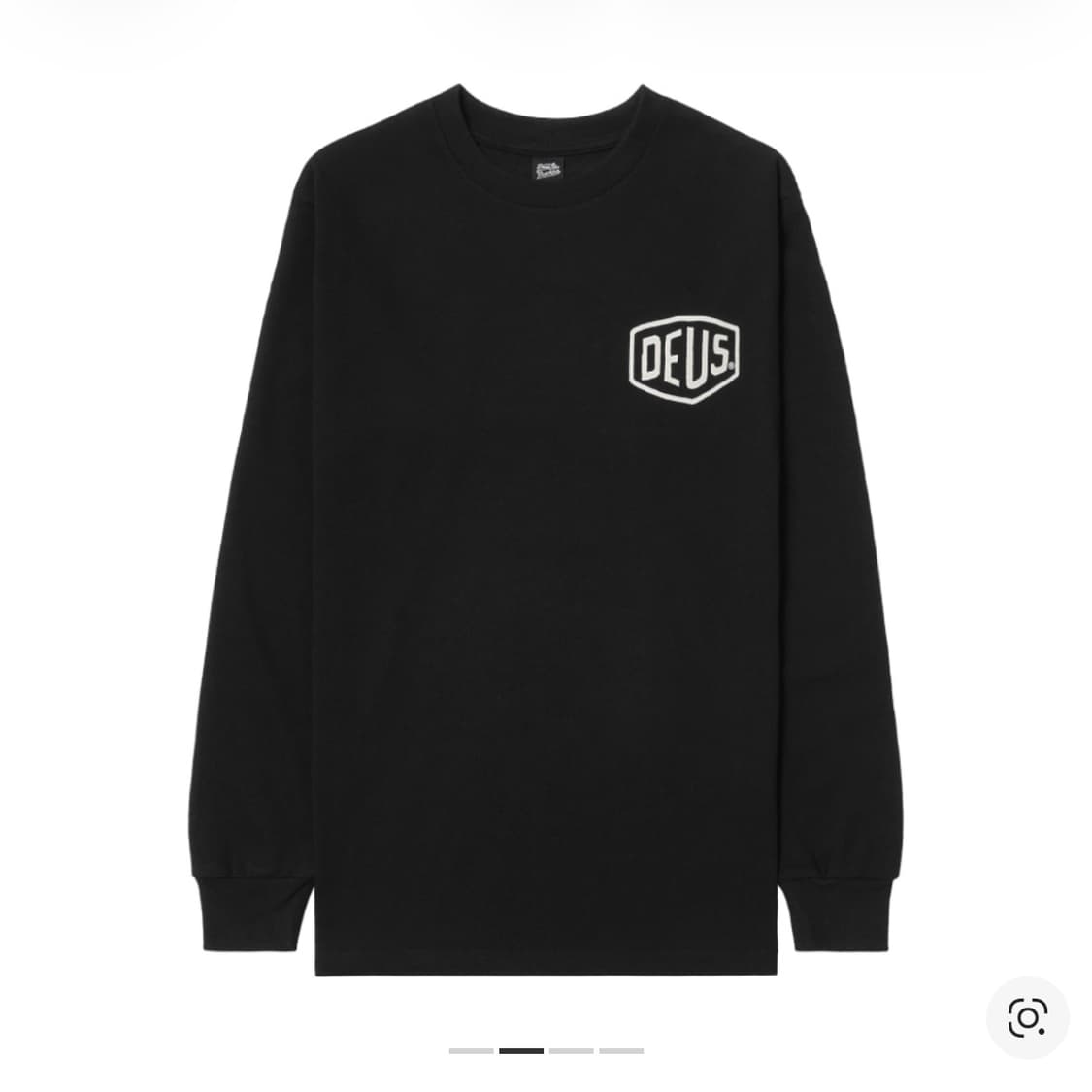 데우스 엑스 마키나 서울 컬리지 롱슬리브 티셔츠 블랙 새제품 상품이미지2