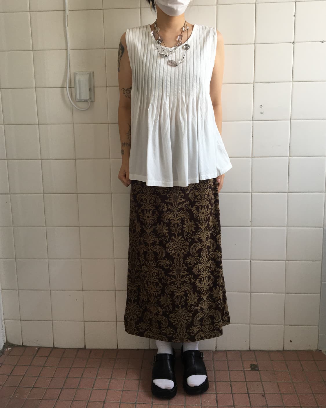 Pleats sleeveless 상품이미지5