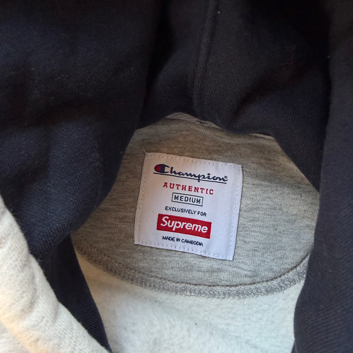 슈프림 x 챔피온 리버스위브 후드 상품이미지7