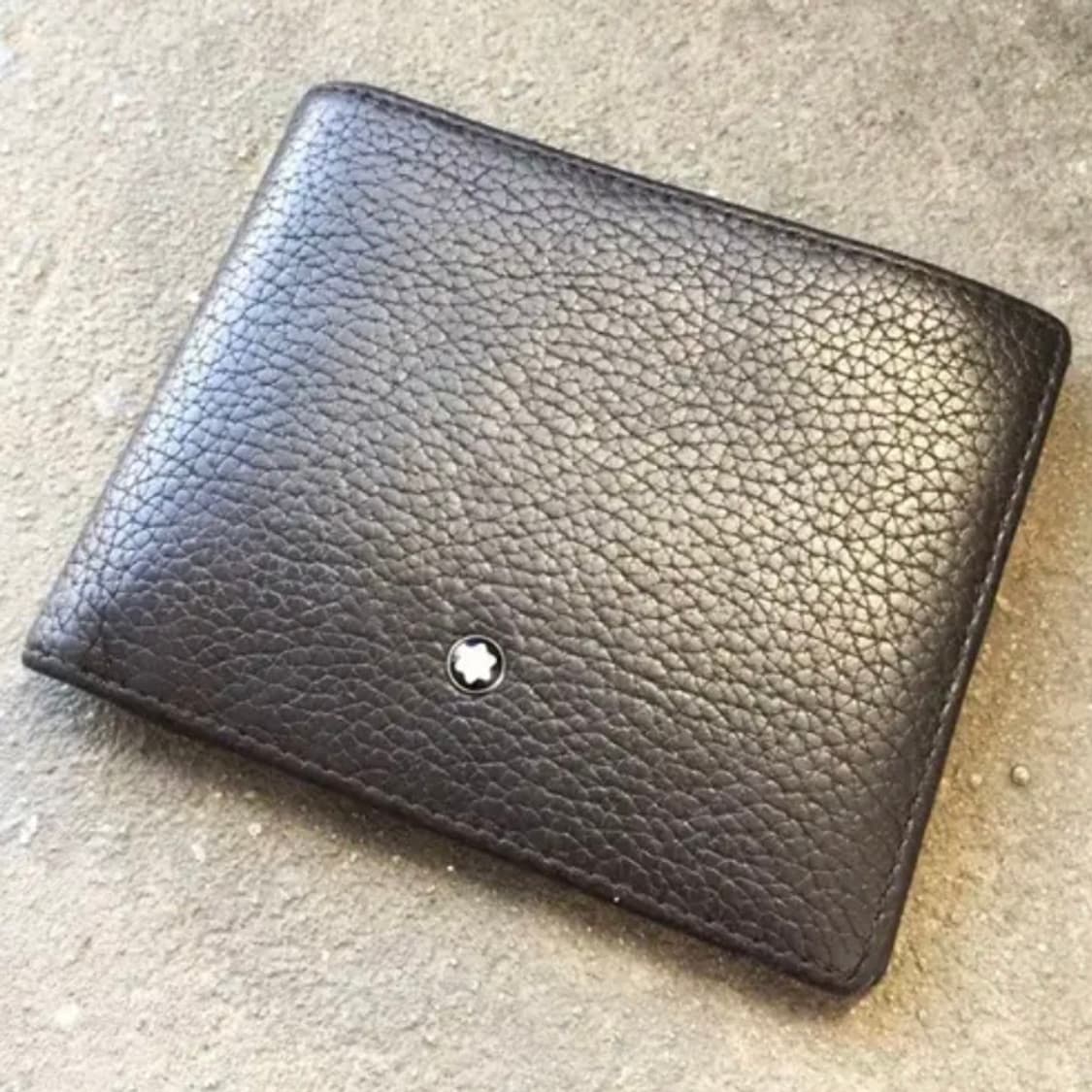 [정품]MONTBLANC 몽블랑 마이스터스틱 소프트 그레인 소가죽 반지갑 상품이미지1