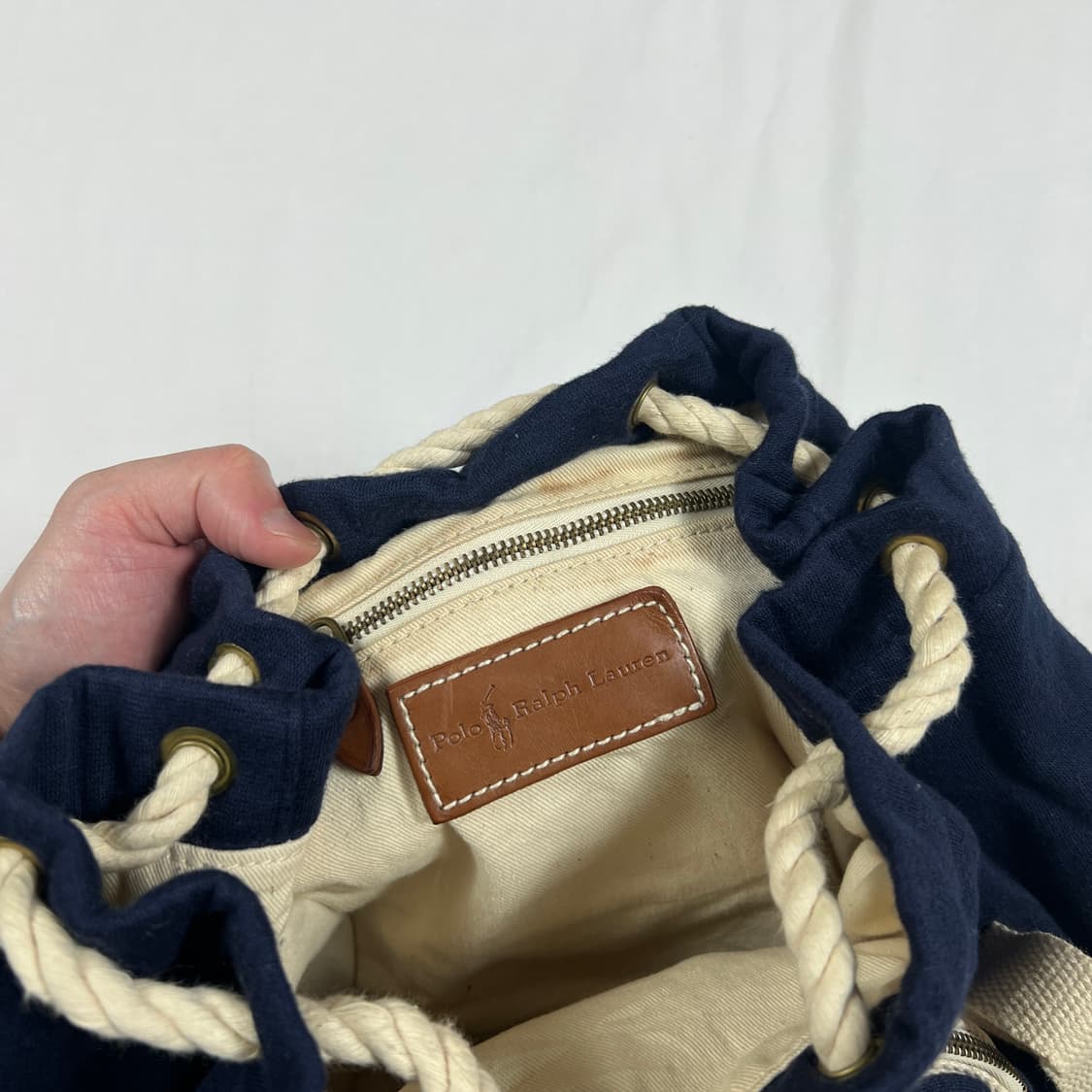 90‘s 폴로랄프로렌 polo 스펠아웃 백팩 가방 상품이미지7
