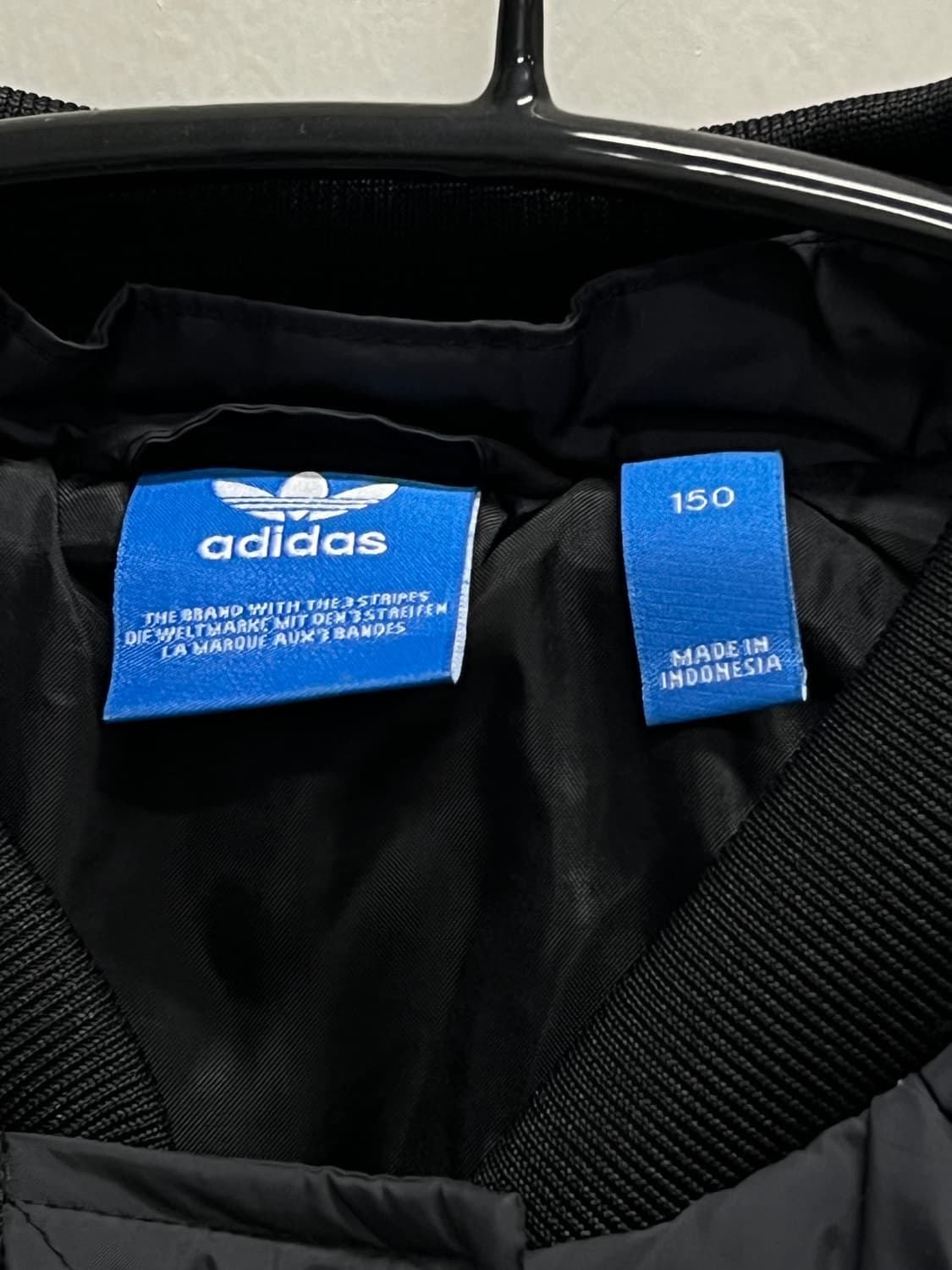 (150) 아디다스 키즈/우먼스 덕다운 봄버 롱 패딩 자켓 블랙 상품이미지4