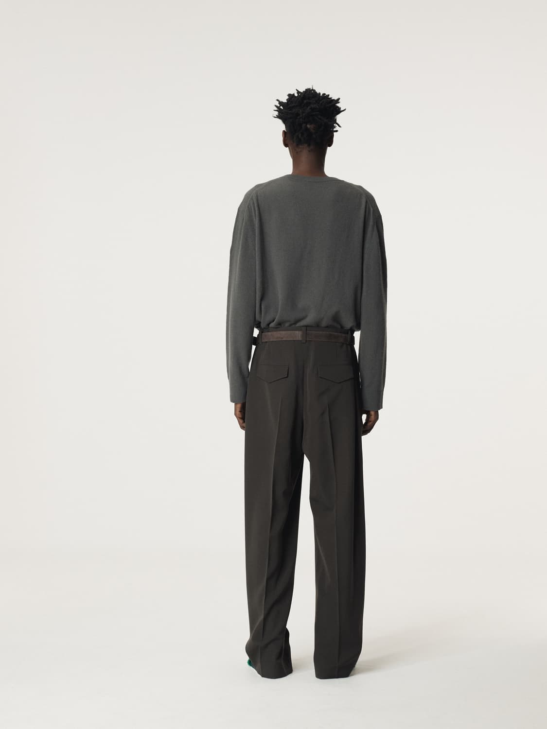 렉토 25FW 스티렌 턱 수트 팬츠 슬랙스 상품이미지7