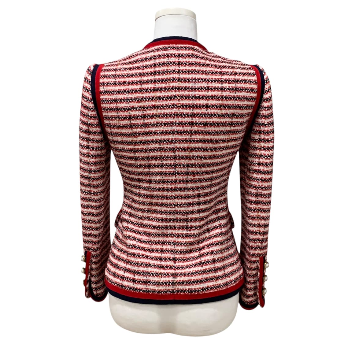 구찌 진주 버튼 여성 트위드 자켓 상품이미지6