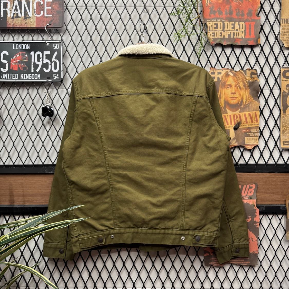 리바이스 타입 3 쉐르파 트러커 자켓 카키 상품이미지2