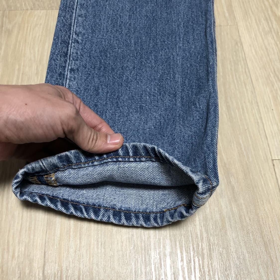 (27) 00's 리바이스 Levi's 501 스트레이트핏 연청 데님 상품이미지2