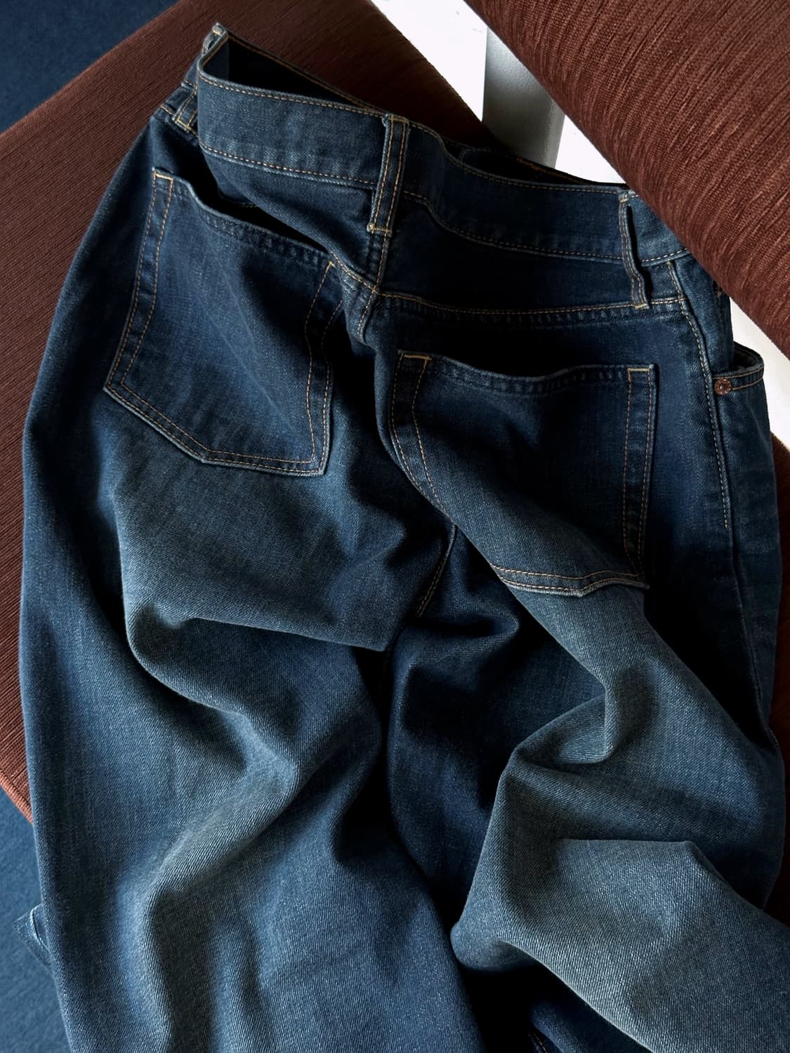 5pkt design denim wide straight pants 상품이미지2