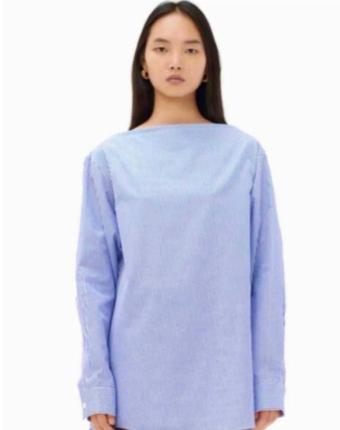 Celine by Phoebe striped Bateau shirt 상품이미지1