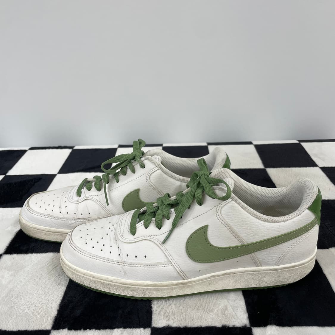 나이키 코트 비전 로우 화이트 그린 스니커즈 285mm 상품이미지3