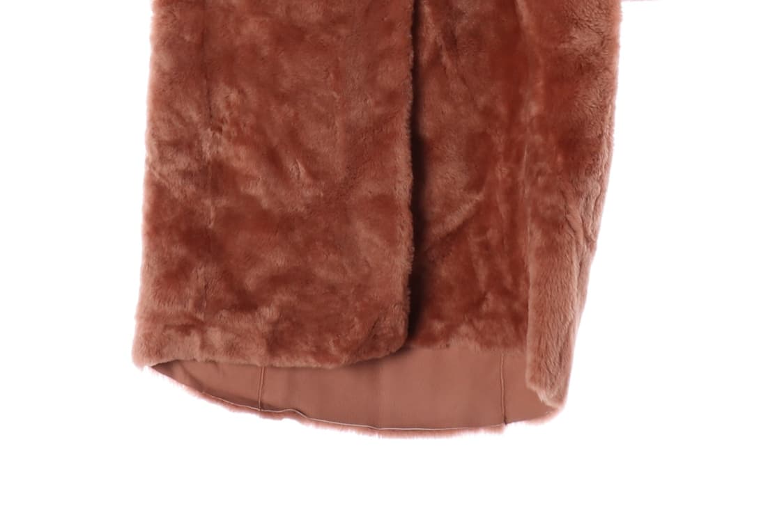 [XS]오즈세컨 천연여우 로즈브라운 롱 모피코트 무스탕
 상품이미지4