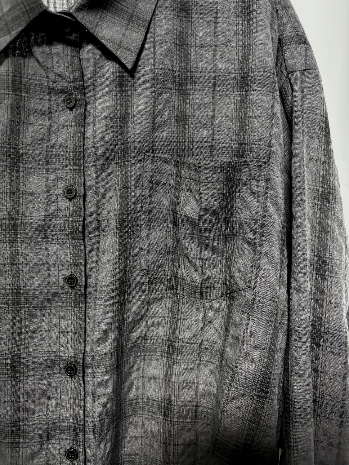 black checkered shirt 상품이미지6