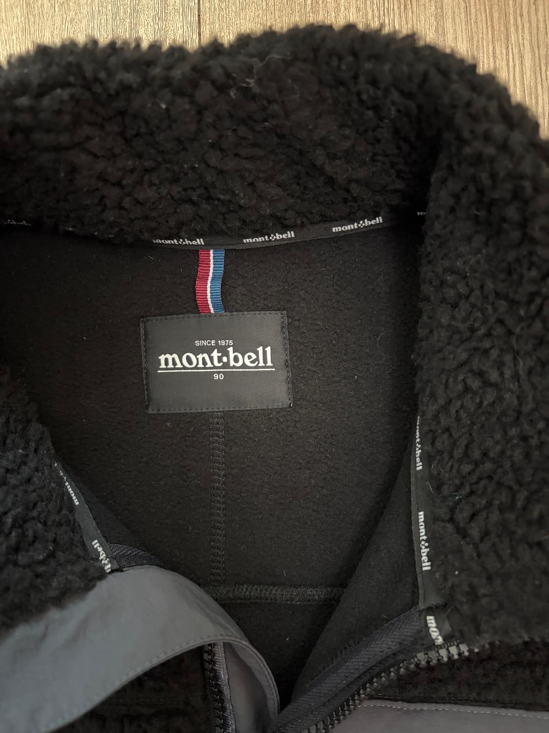 몽벨 후리스 블랙(90) 상품이미지5