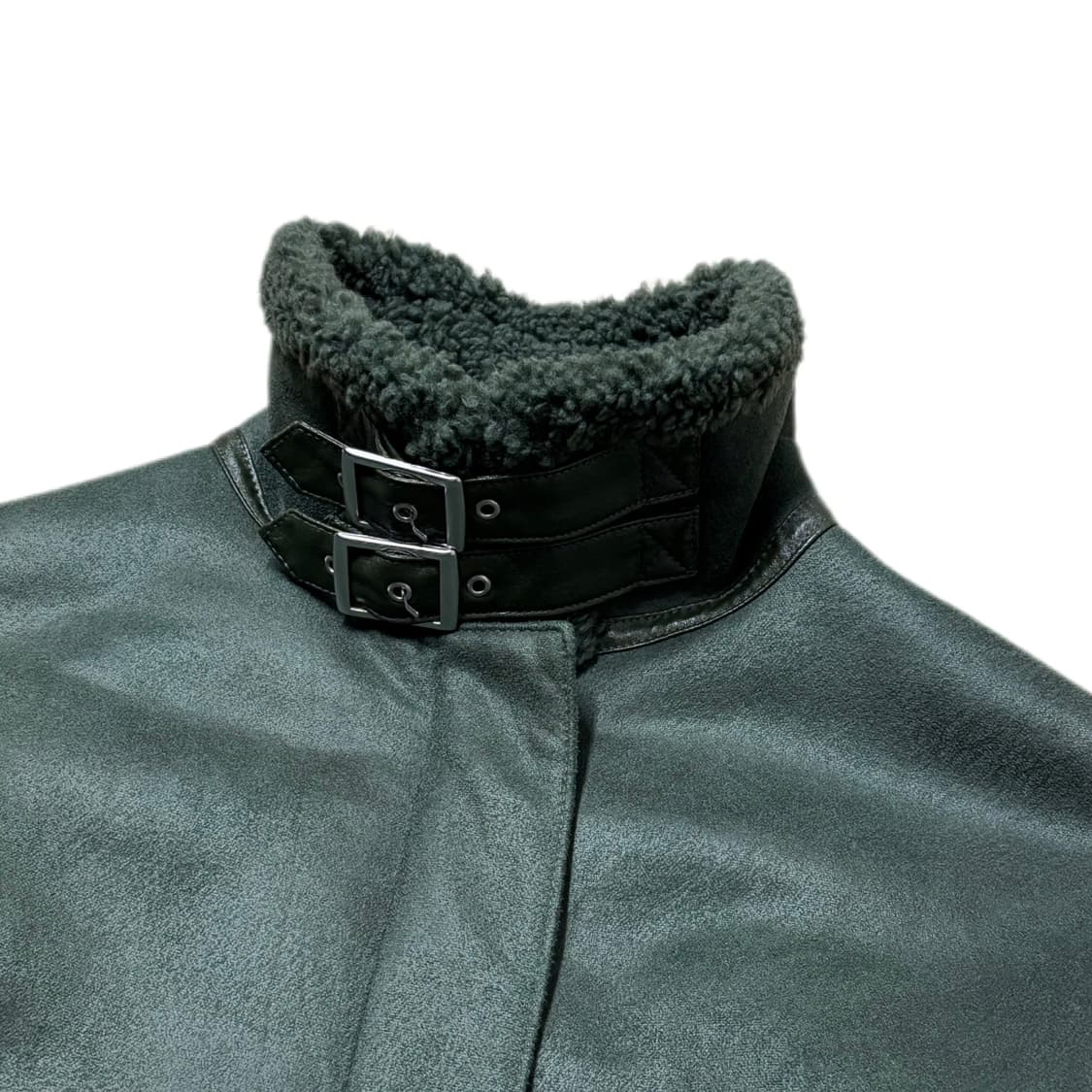 SPIRALGIRL 그린 무스탕 자켓  상품이미지3