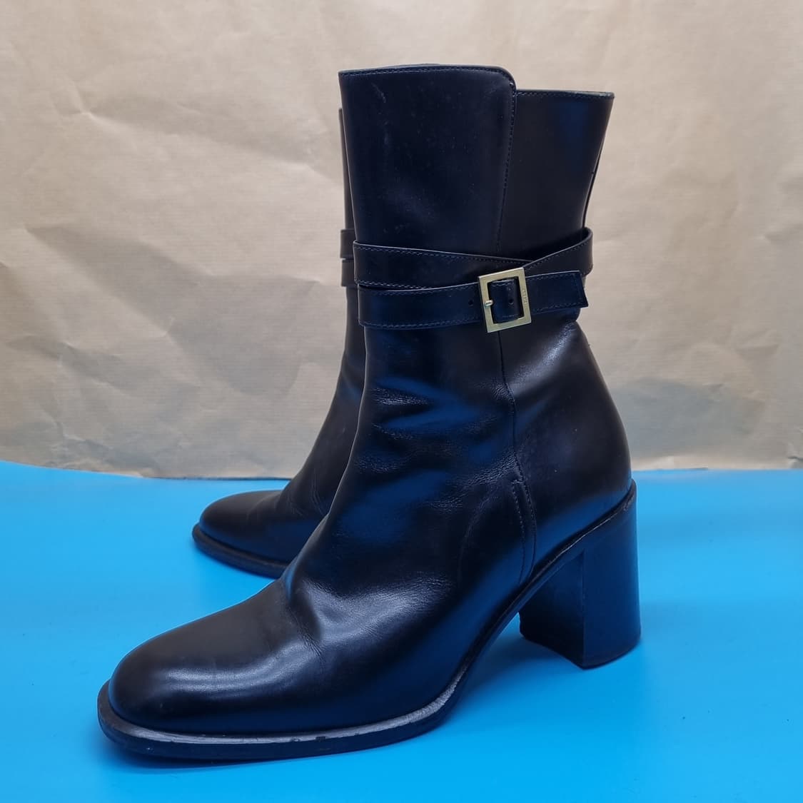 발리 여성가죽 부츠36  230 굽7 상품이미지1