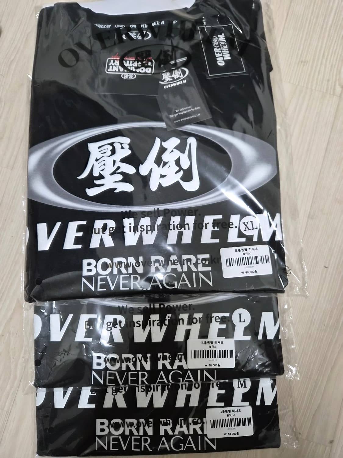 압도 한정판 크롬원형 반팔 M.L.XL 새상품  상품이미지1