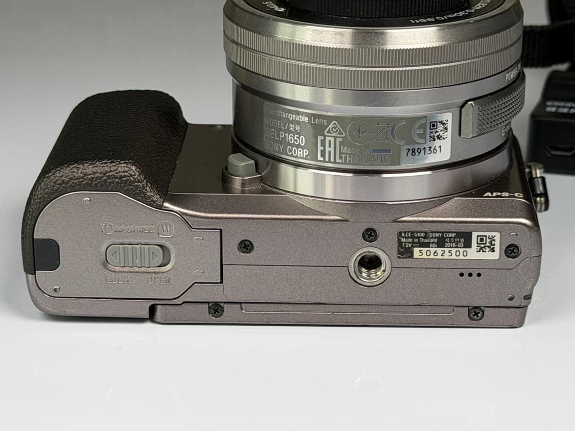 소니 A5100 브라운 미러리스 카메라 상품이미지5