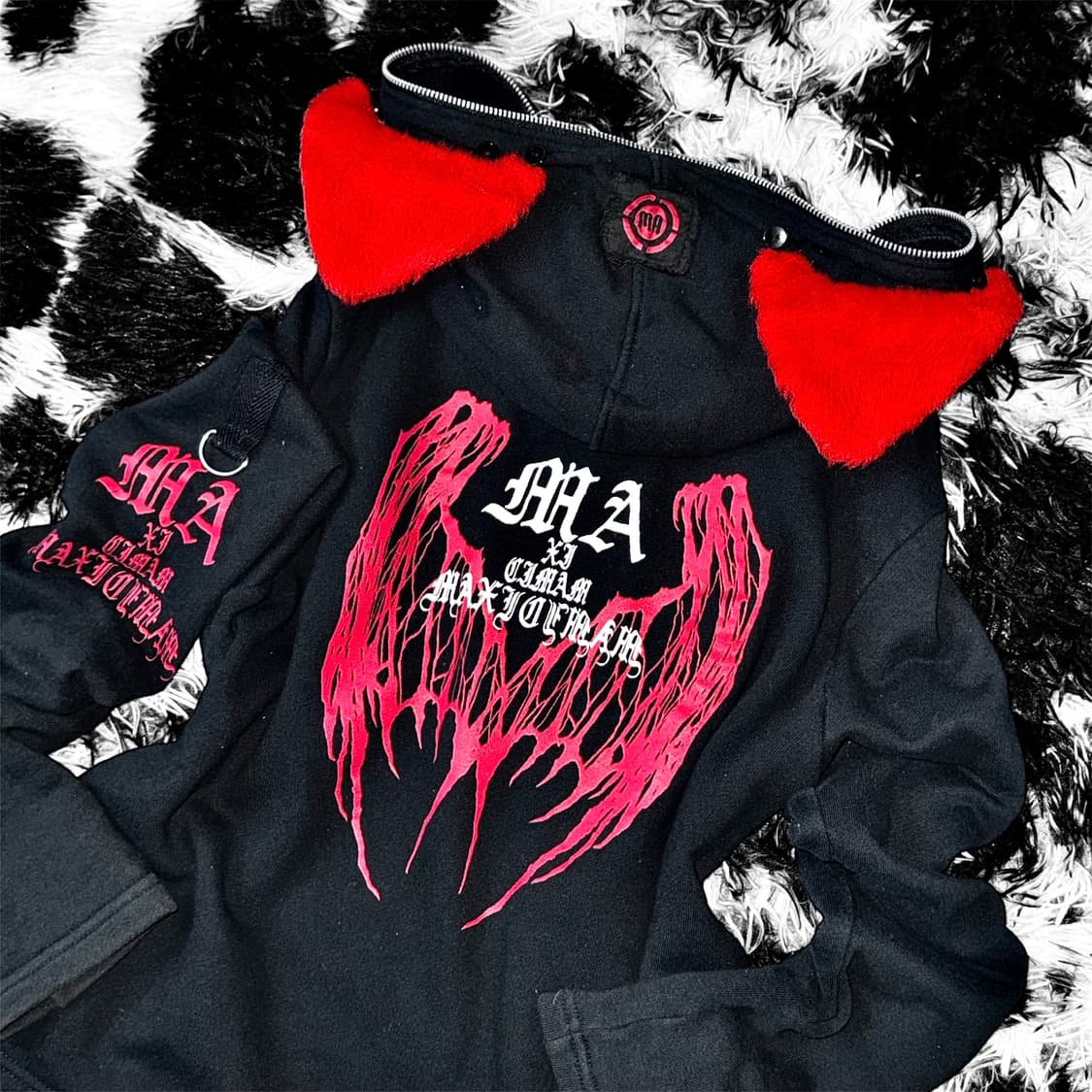 *Rare* punk nekomimi zip-up 상품이미지2
