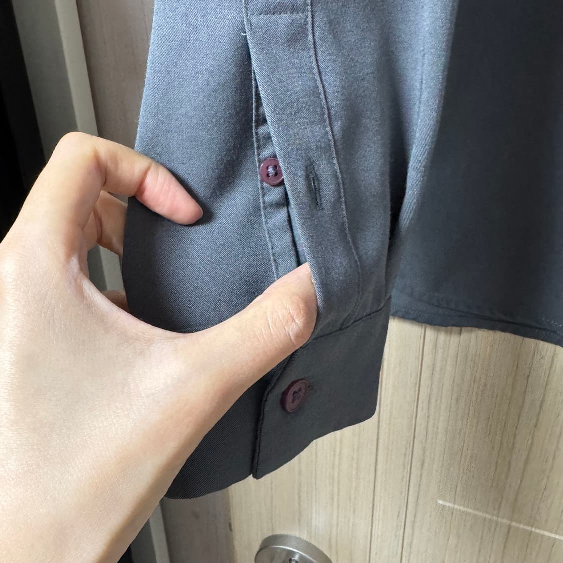 마인드브릿지 남자 가을셔츠 와이셔츠 차콜 상품이미지4