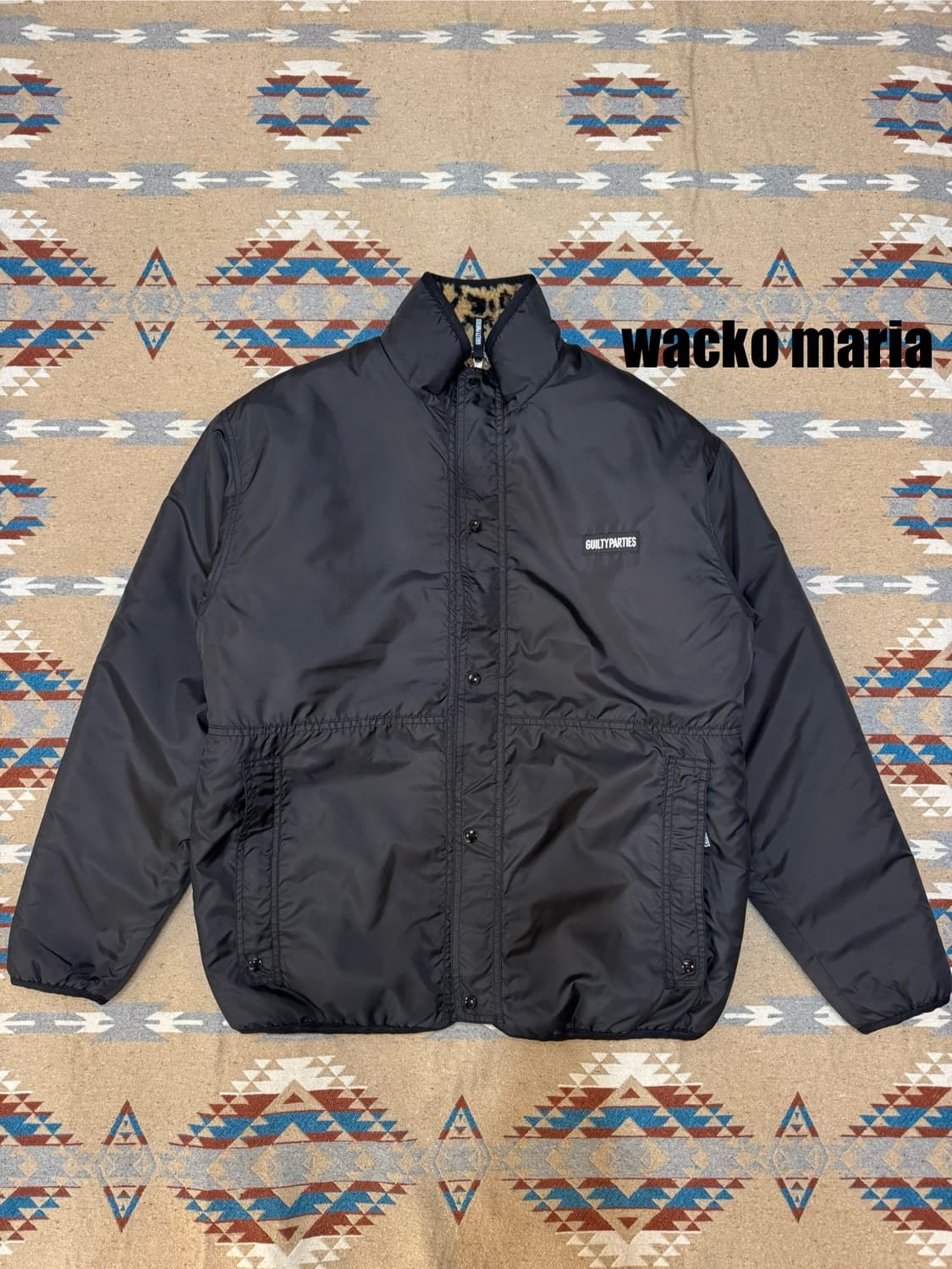 [M] 와코마리아 리버시블 레오파드 플리스 자켓  상품이미지3