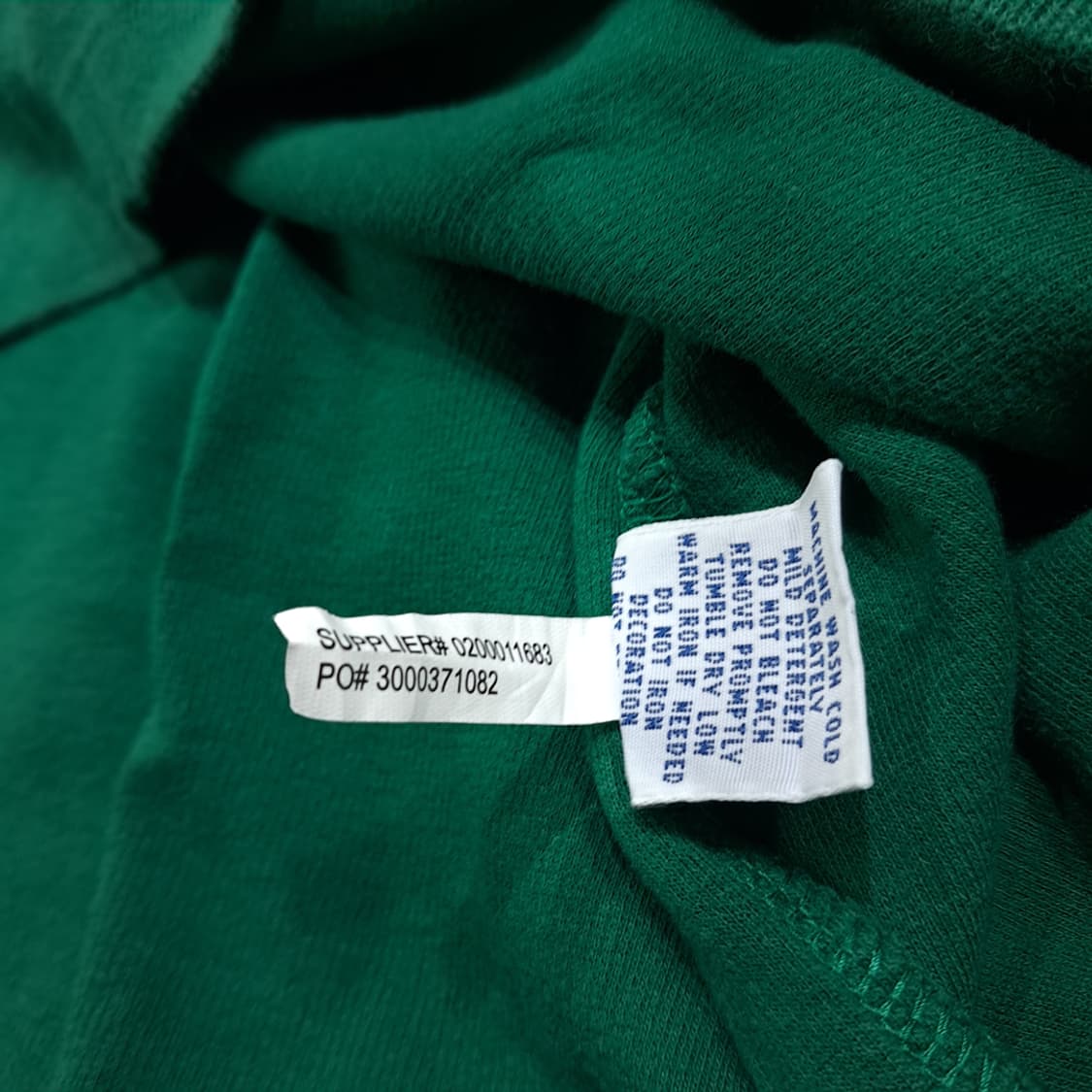 CL349 XL 폴로 코튼 가죽풀러 그린 니트 스웨터 상품이미지6