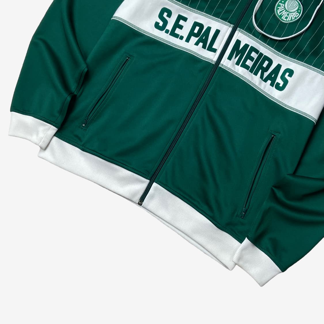 아디다스 그린 se palmeiras 후드 트랙탑 져지 상품이미지4