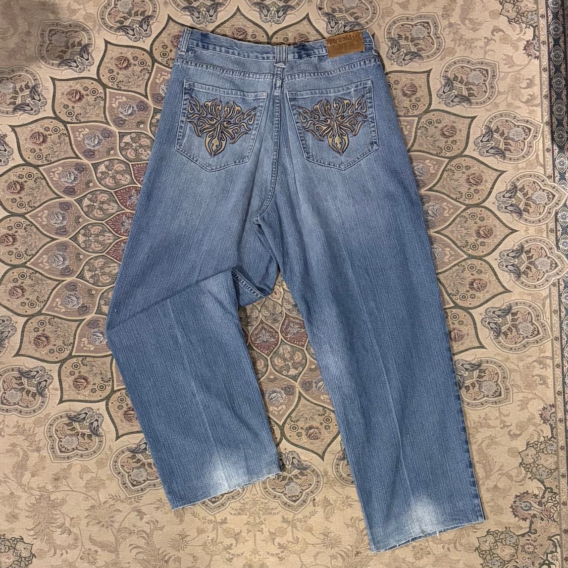 Vtg 백포켓 자수 힙합팬츠 상품이미지4