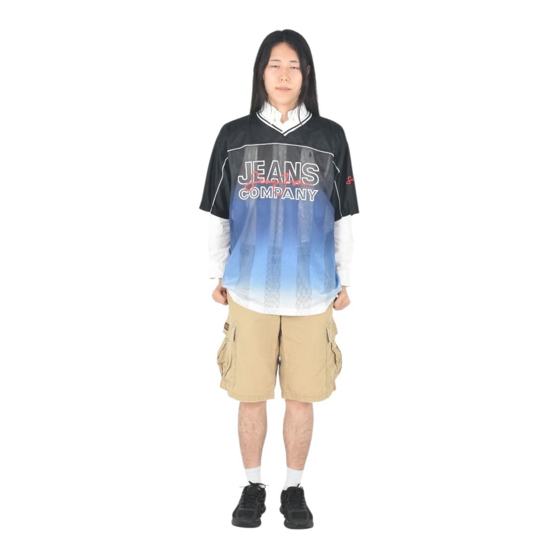 90S OG 오리지널 션존 오버핏 메쉬 반팔티 F N0013오 상품이미지4