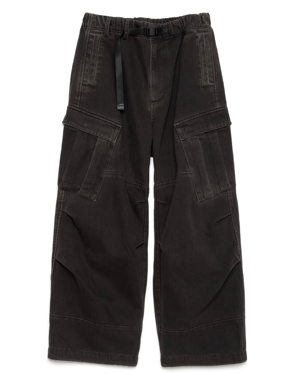 해칭룸 밀팬츠 워시드 블랙 (M) 사이즈 상품이미지1