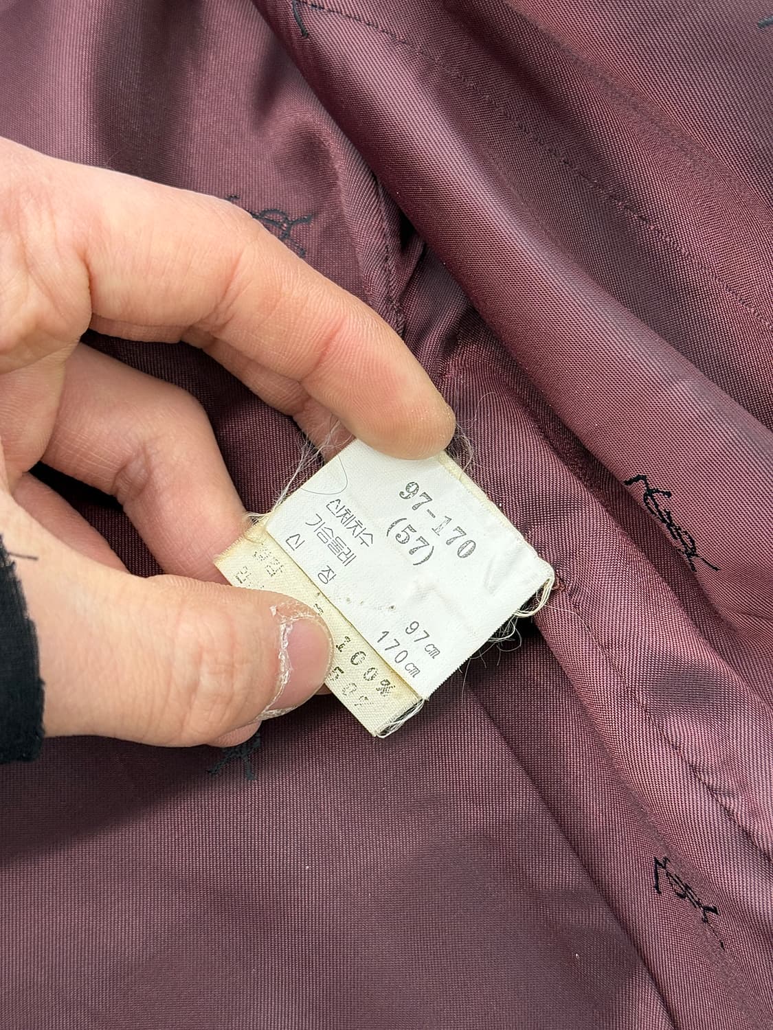 이브 생로랑 뿌르 옴므 그레이 울 발마칸 로브 코트 상품이미지7