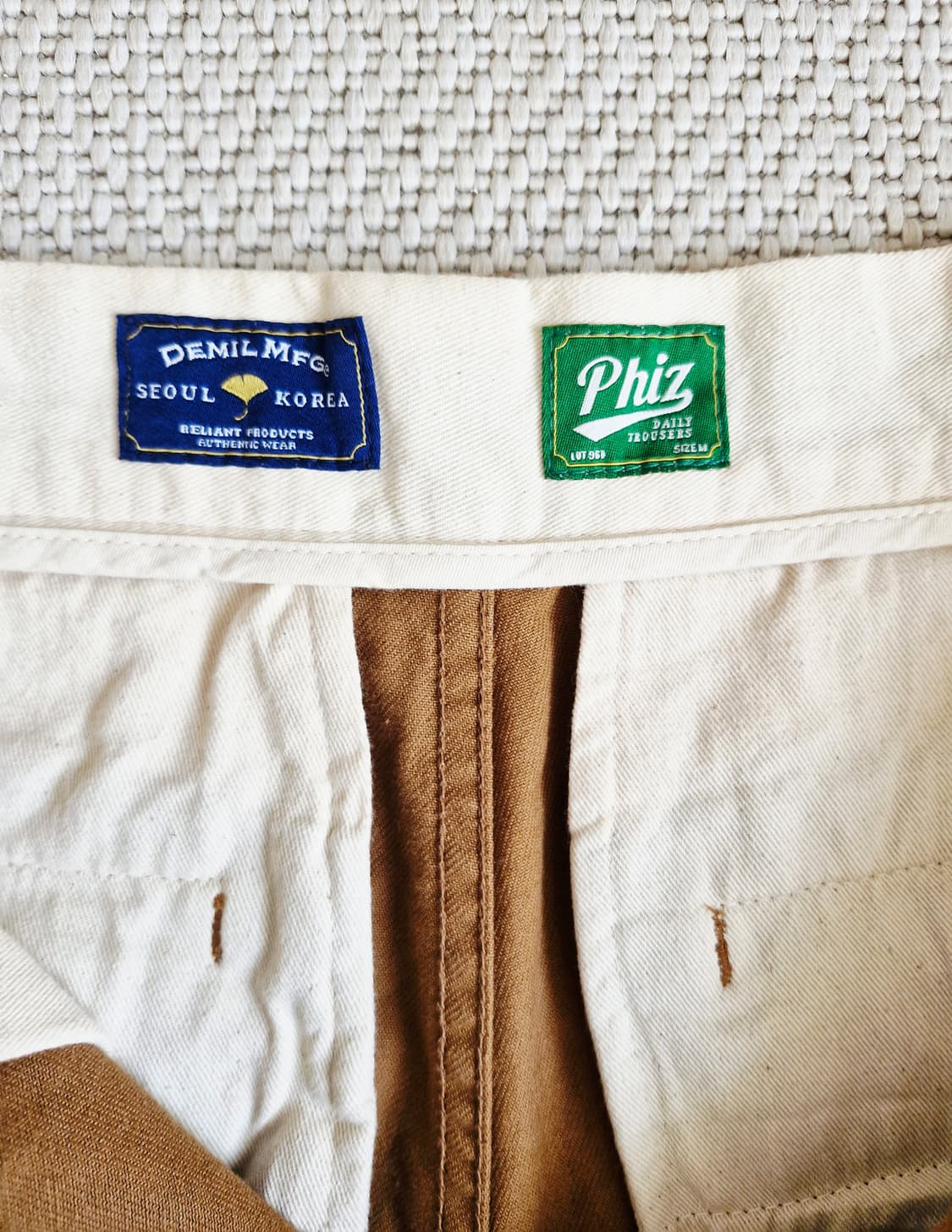 데밀 X Phiz 트윌 치노 트루저 M  상품이미지3