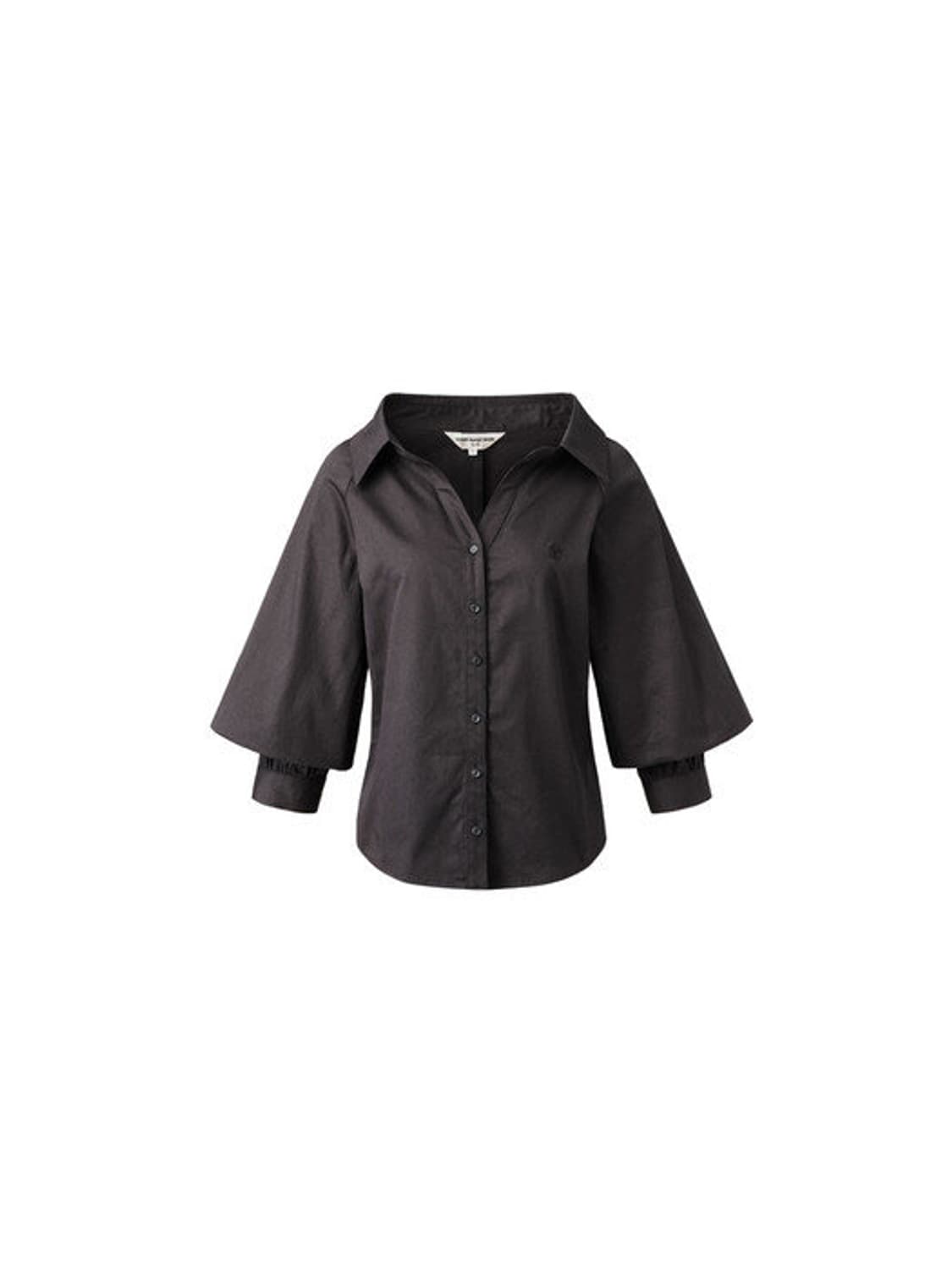 유얼네임히얼 유미네 오프숄더 블랙 매력이 셔츠 블라우스 M 상품이미지6