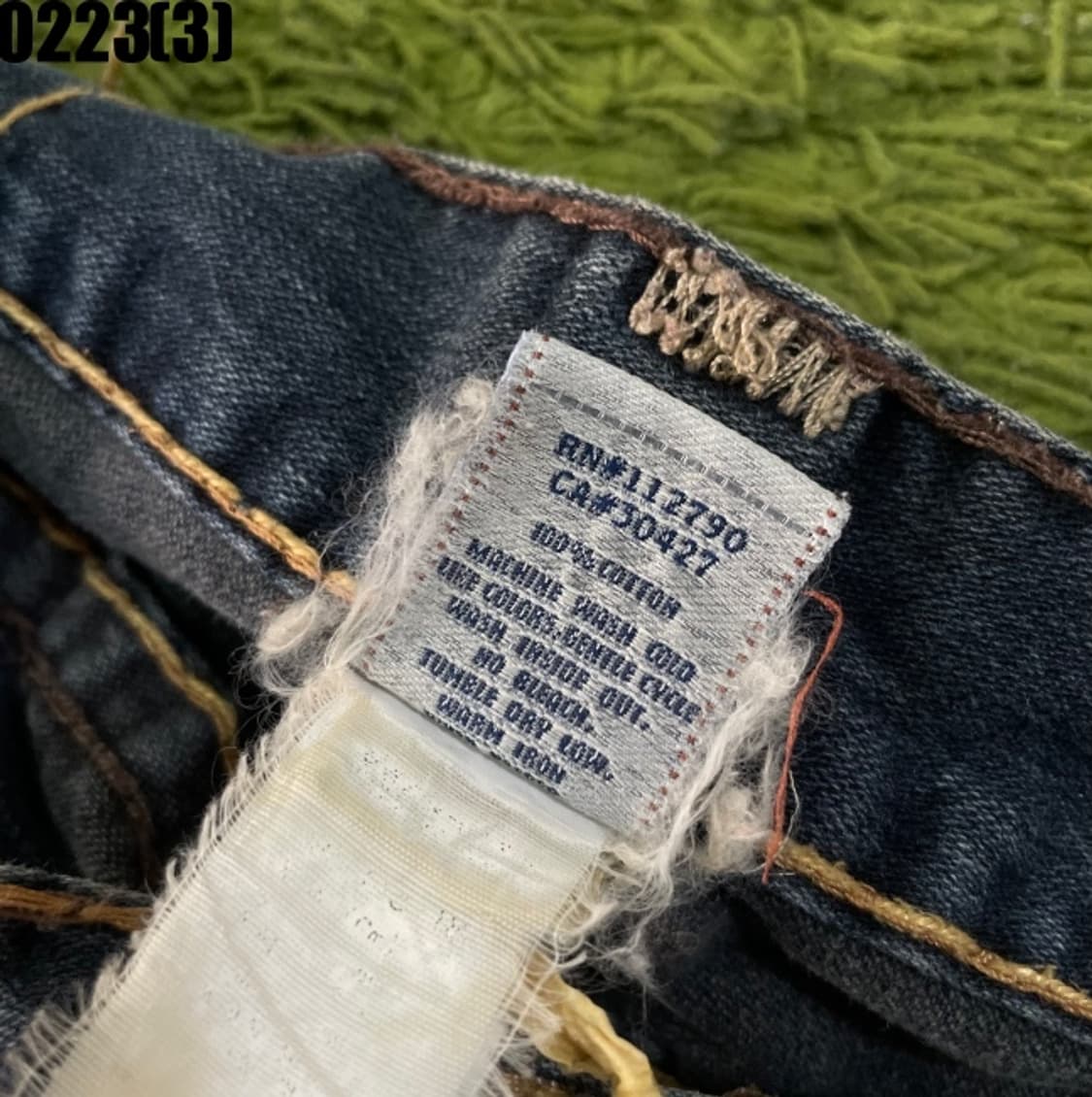 트루릴리전 부트컷 데님팬츠 청바지 상품이미지3