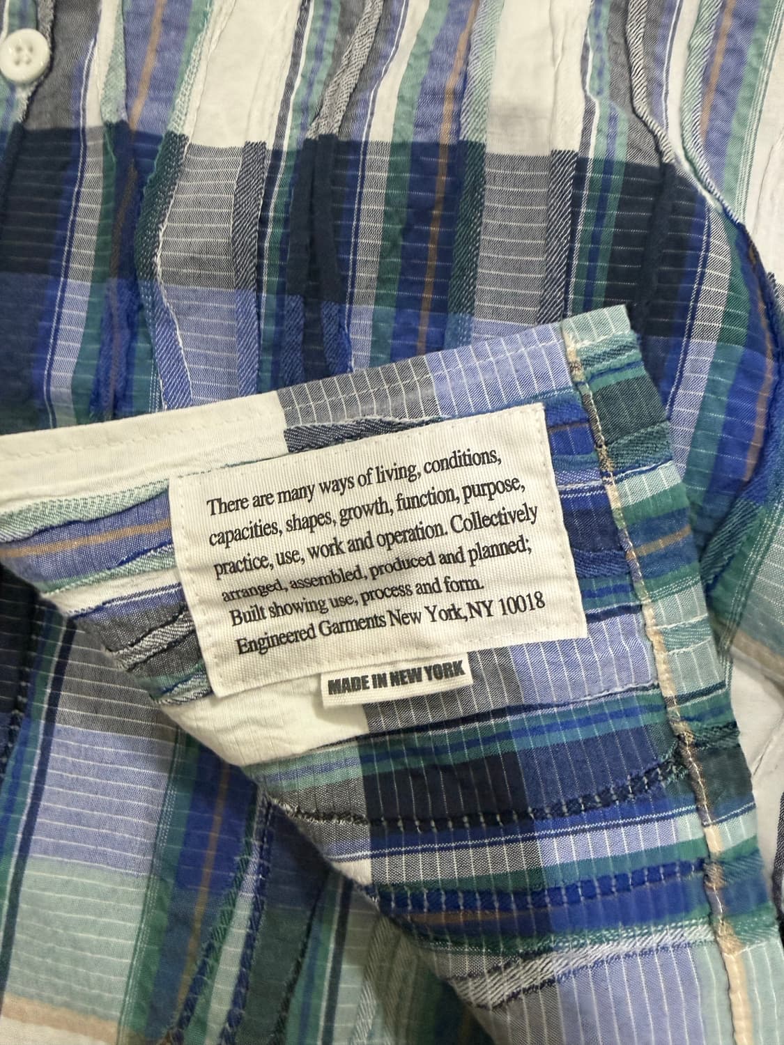 (L) 엔지니어드 가먼츠 셔링 반팔 셔츠 상품이미지4