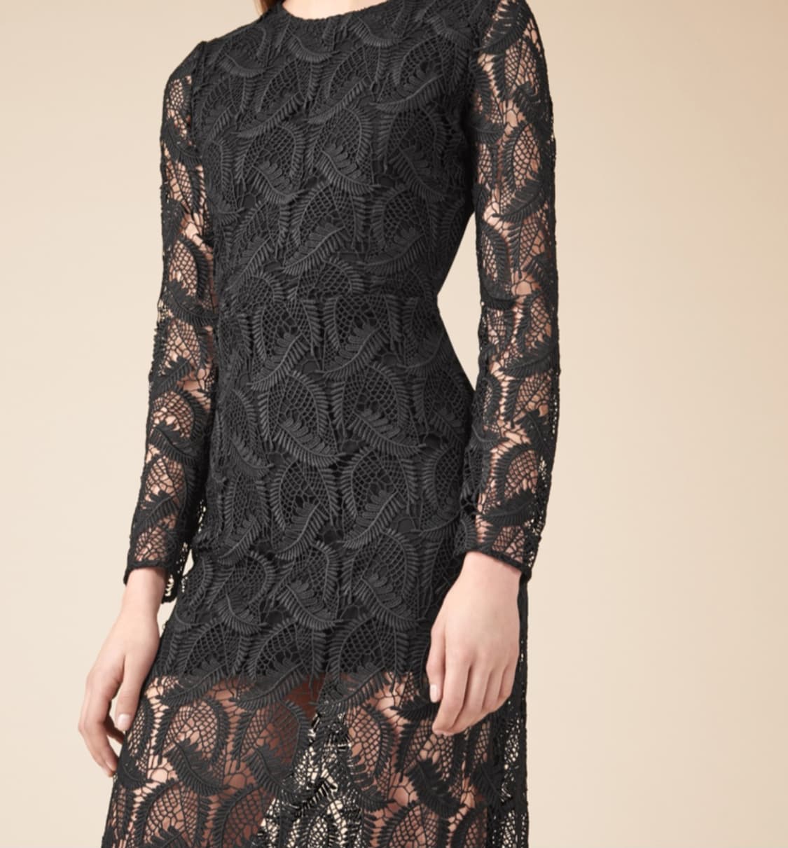 마쥬 레이스 백오픈 롱원피스 2사이즈 상품이미지4