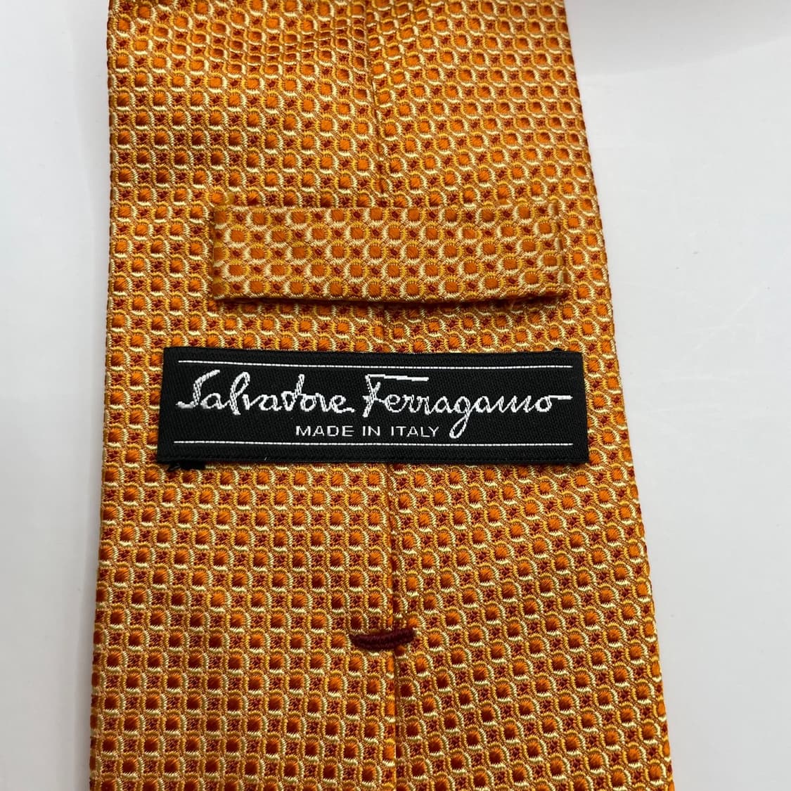 167) (Ferragamo) 살바토레페레가모 패턴 넥타이 상품이미지5