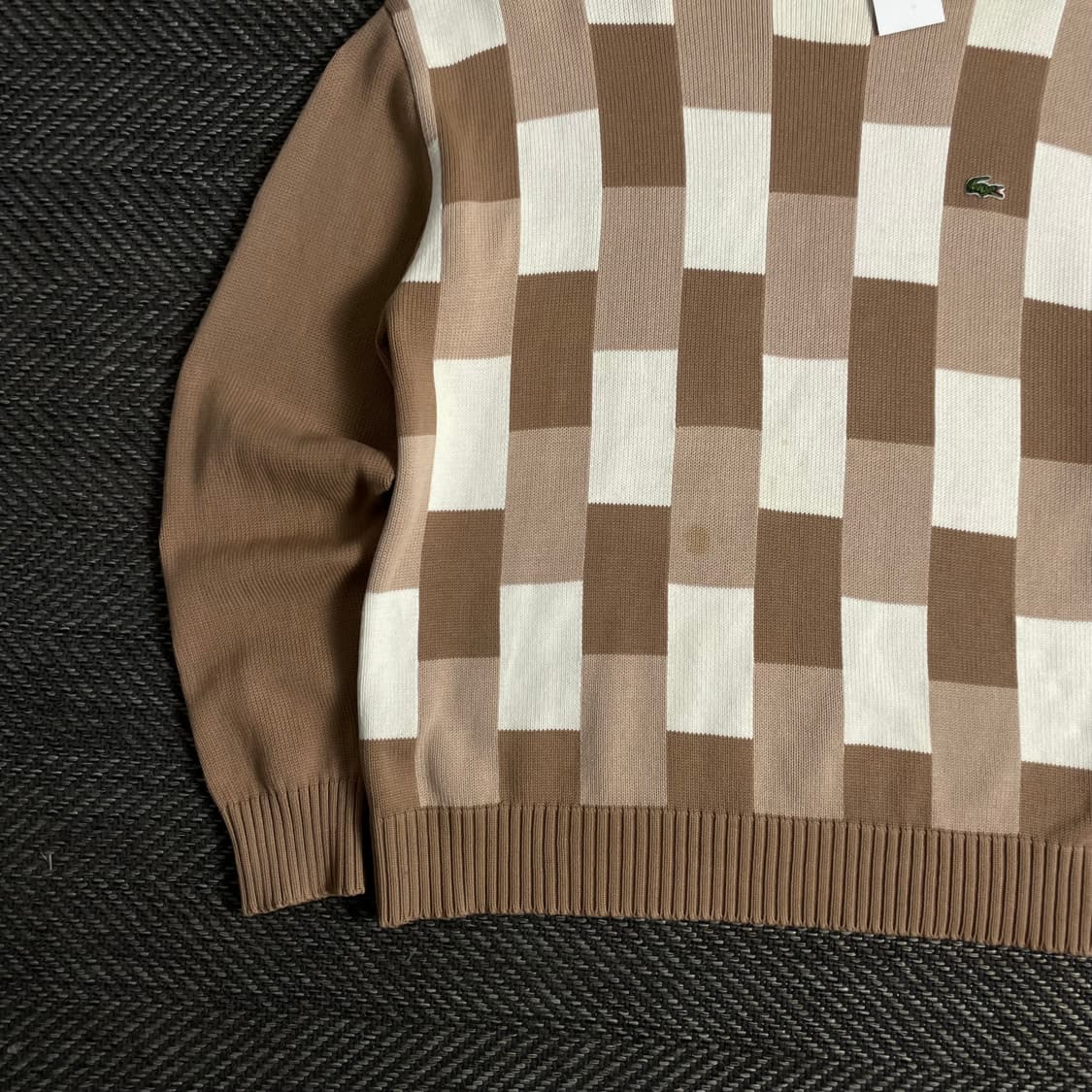 라코스테 자수로고 빈티지 패턴 니트y 3282 상품이미지4