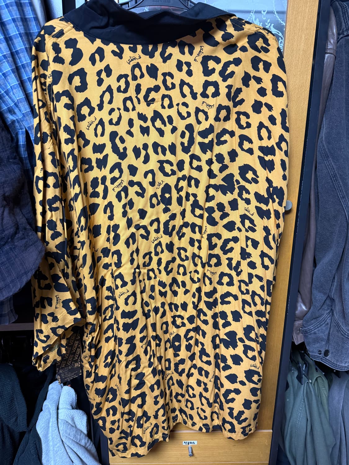 반스 x 마크 사보타지 스켈레톤 숏슬리브 셔츠 브라운 M 상품이미지2