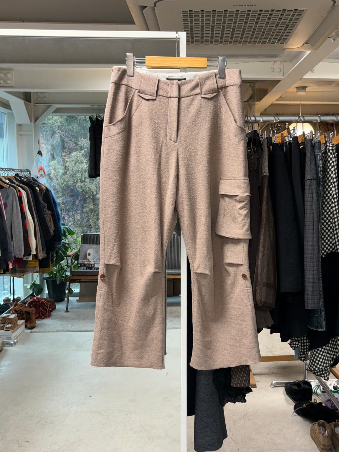 Zoe 카고 울팬츠 상품이미지1