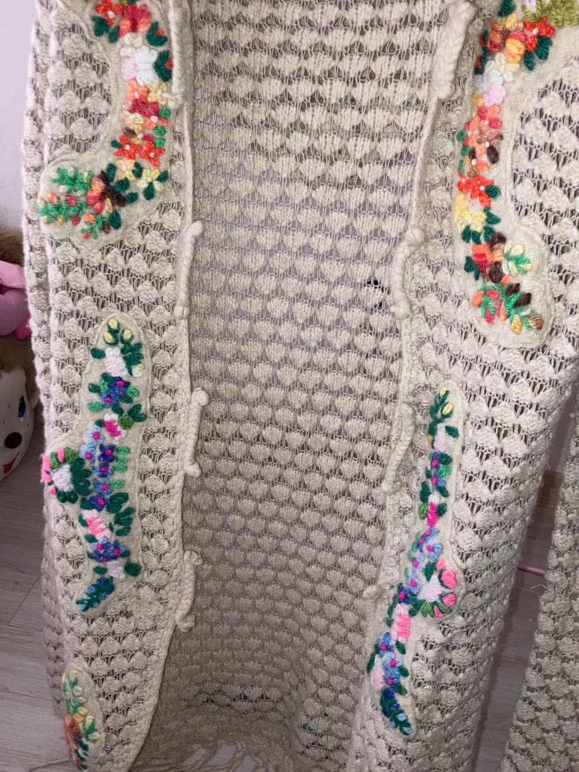 멕시칸 자수 하구미 모리걸 에스닉 히피 집시걸 가디건 원피스 목도리 머플 상품이미지4