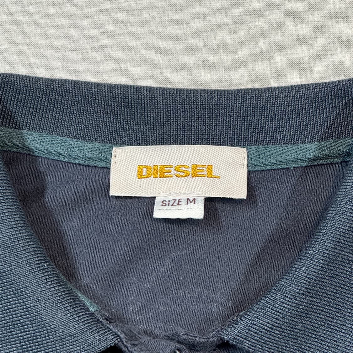 M) 디젤 용 자수 스카잔 반팔 카라티 상품이미지7